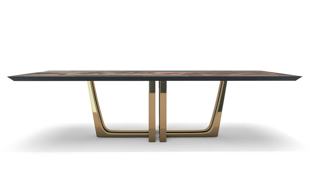 Stheno Walnut Wood Dining Table - ARDITI COLLECTION®