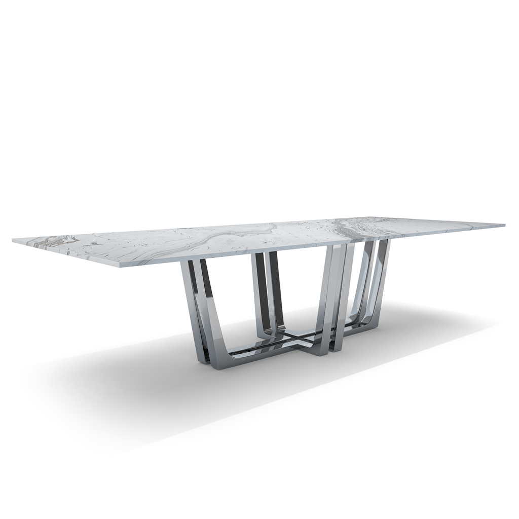 Stheno White Marble Dining Table - ARDITI COLLECTION®
