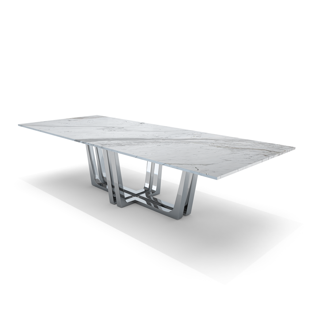 Stheno White Marble Dining Table - ARDITI COLLECTION®