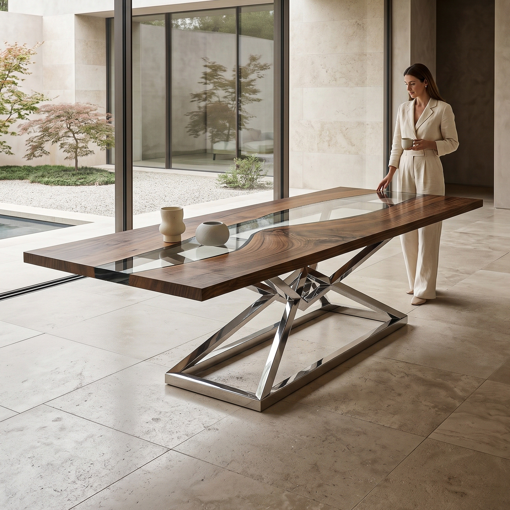 Abruzzo Walnut Dining Table