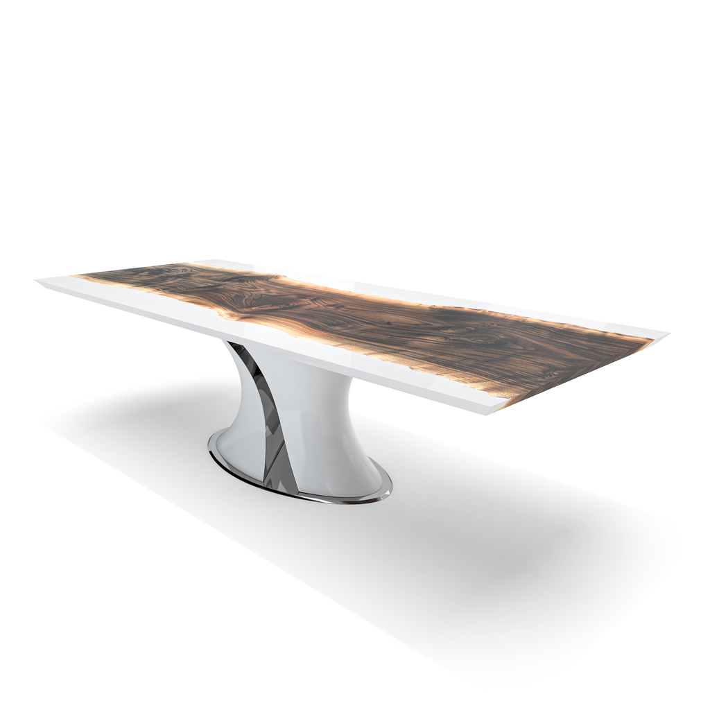 Melanios Walnut Wood Dining Table - ARDITI COLLECTION®
