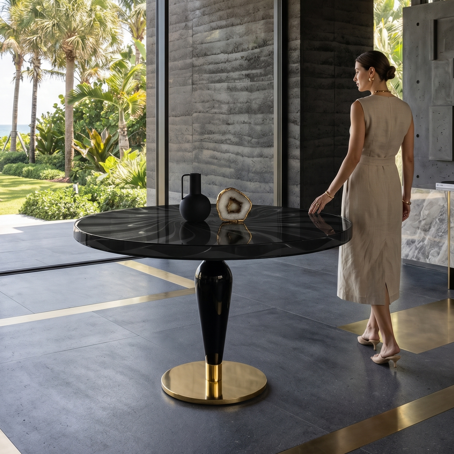 Black Ballerina Dining Table