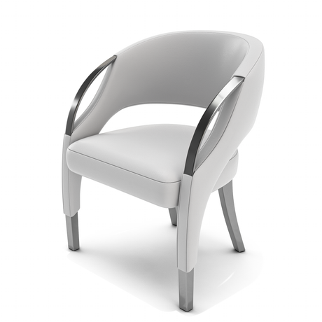 White Metis Dining Chair