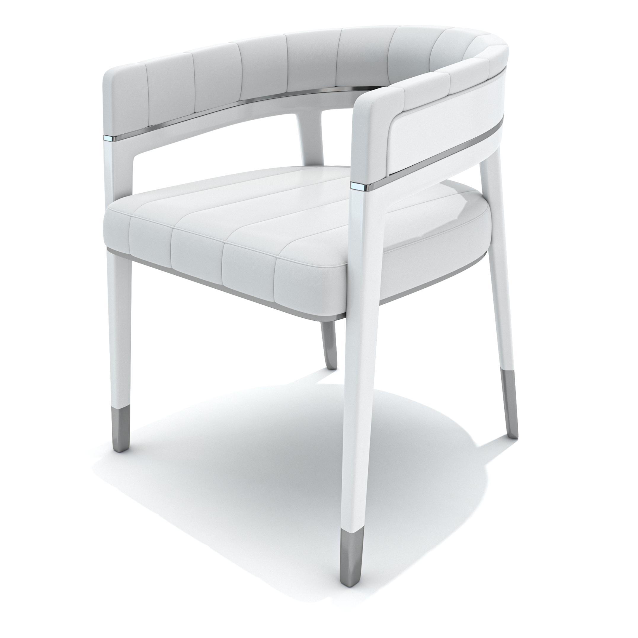 White Callista Dining Chair