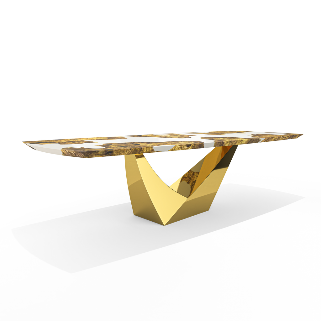Catalyn Olive Wood Dining Table - ARDITI COLLECTION®