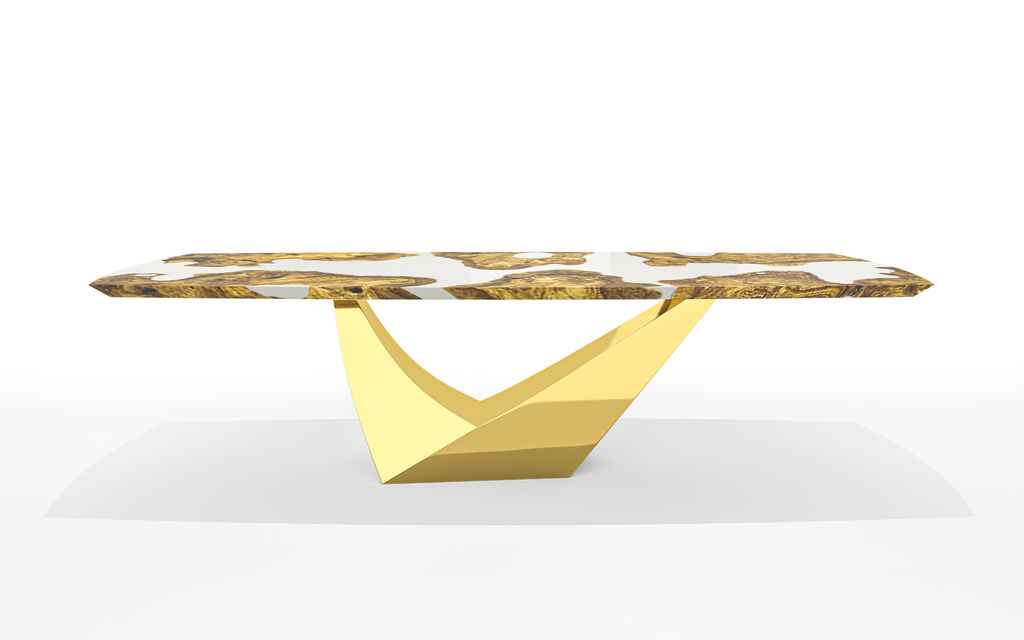 Catalyn Olive Wood Dining Table - ARDITI COLLECTION®