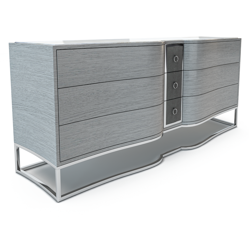 Gray St. Tropez Stone Top Console - ARDITI COLLECTION®