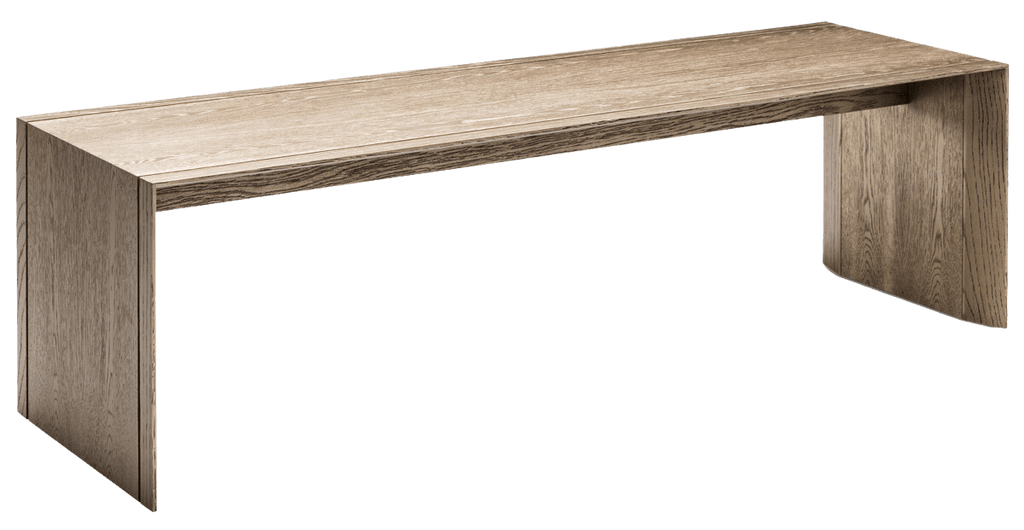 Light wood Vienna Bench console table with minimalist design for modern home decor