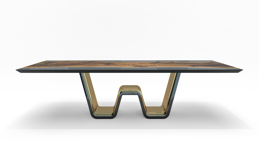 Eldoris Walnut Wood Dining Table - ARDITI COLLECTION®