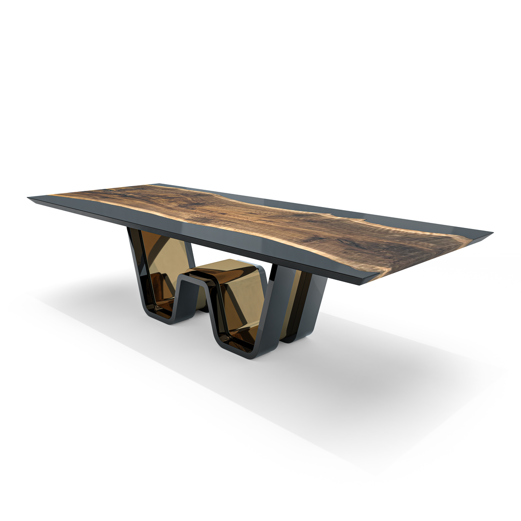 Eldoris Walnut Wood Dining Table - ARDITI COLLECTION®