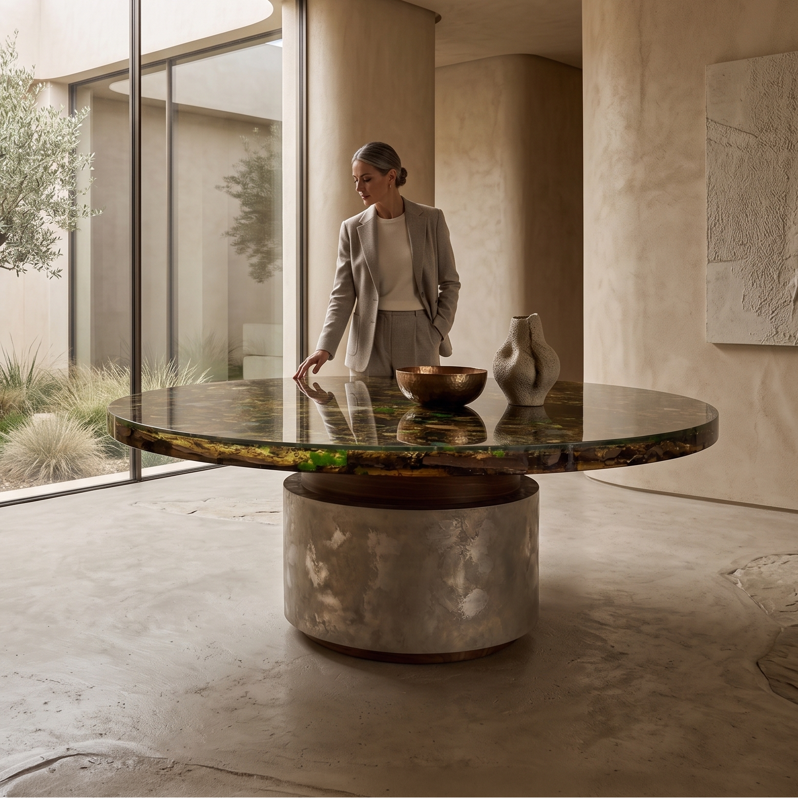 Jungle Eleadora Round Dining Table