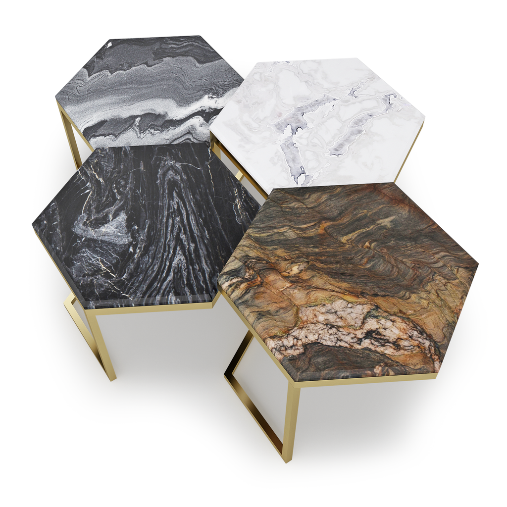 Alekto Stone Coffee Table Set - ARDITI COLLECTION®