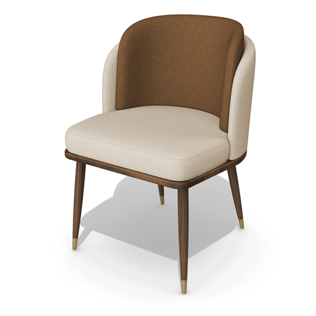 Ariane Walnut Wood Dining Chair