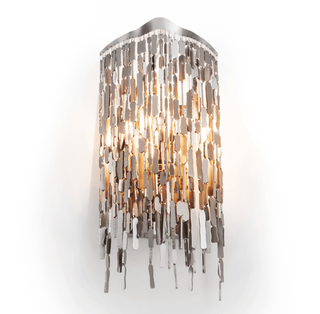 Arthur Wall Lamp modern metallic wall sconce with cascading rectangular design