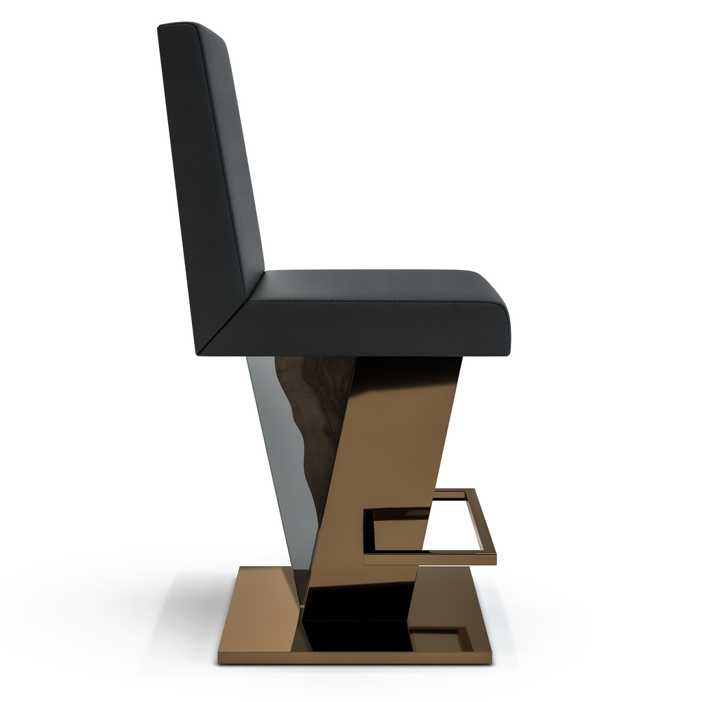 Black Evandros Counter/Bar Chair - ARDITI COLLECTION®