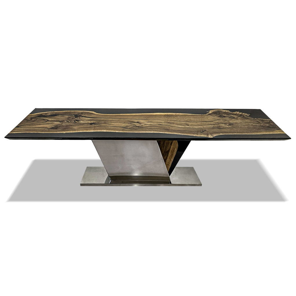 Dark Evandros Walnut Dining Table - ARDITI COLLECTION®