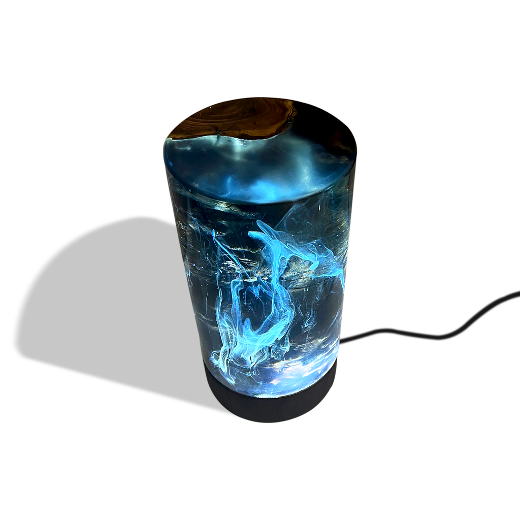 Dark Ocean Cylinder Table Lamp - ARDITI COLLECTION®