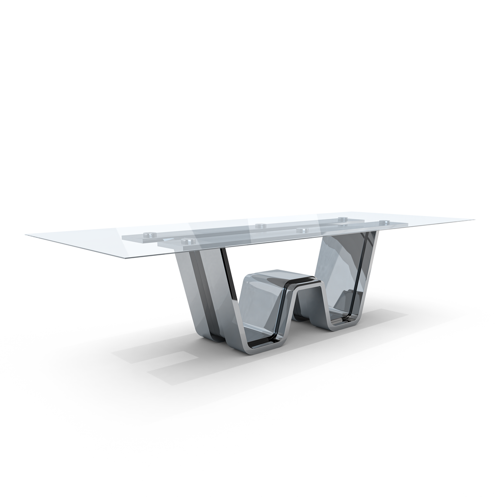 Eldoris Glass Dining Table - ARDITI COLLECTION®