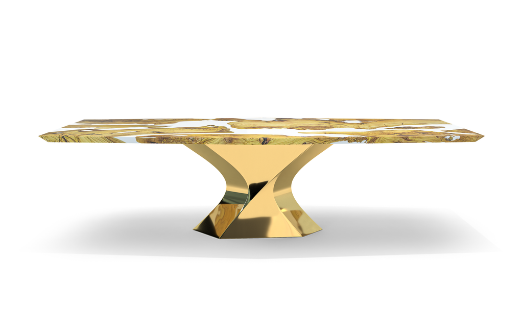 Calliope Olive Wood Dining Table - ARDITI COLLECTION®
