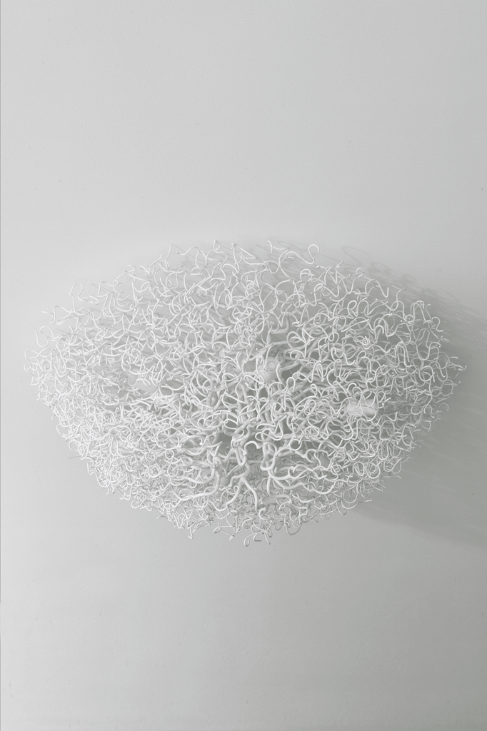 White abstract branch-like Hollywood Ceiling Lamp Round ceiling lamp round for modern decor