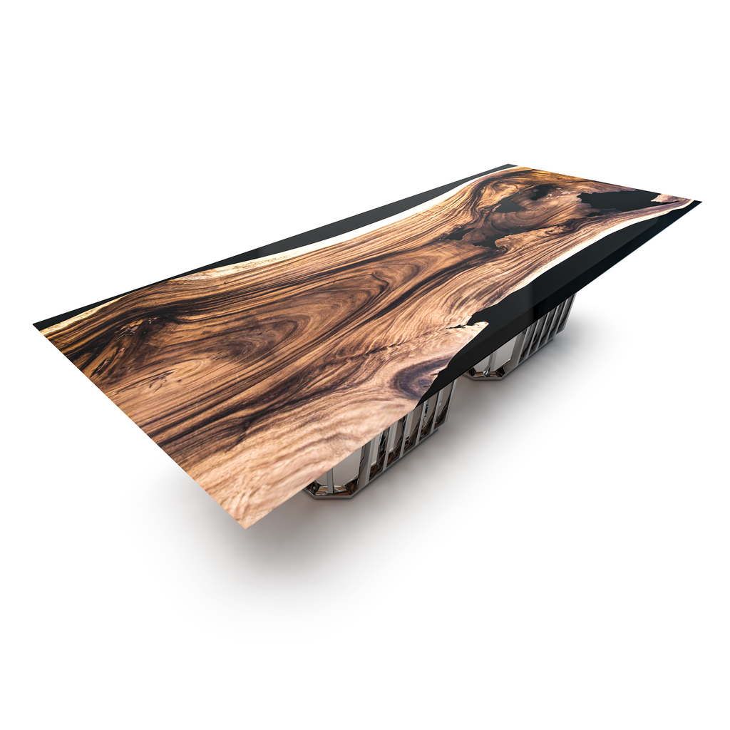 Kastalia Walnut Wood Dining Table - ARDITI COLLECTION®