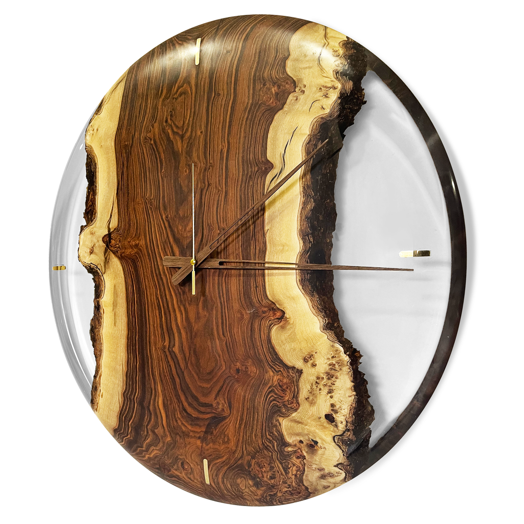 Khronos Hackberry Wood Wall Clock - ARDITI COLLECTION®