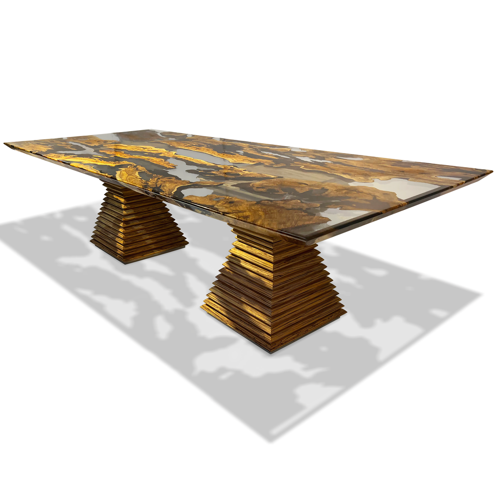 Makhaon Olive Wood Dining Table - ARDITI COLLECTION®