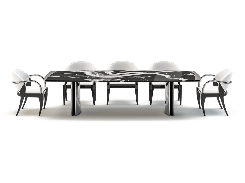 Meliades Black Marble Dining Table - ARDITI COLLECTION®