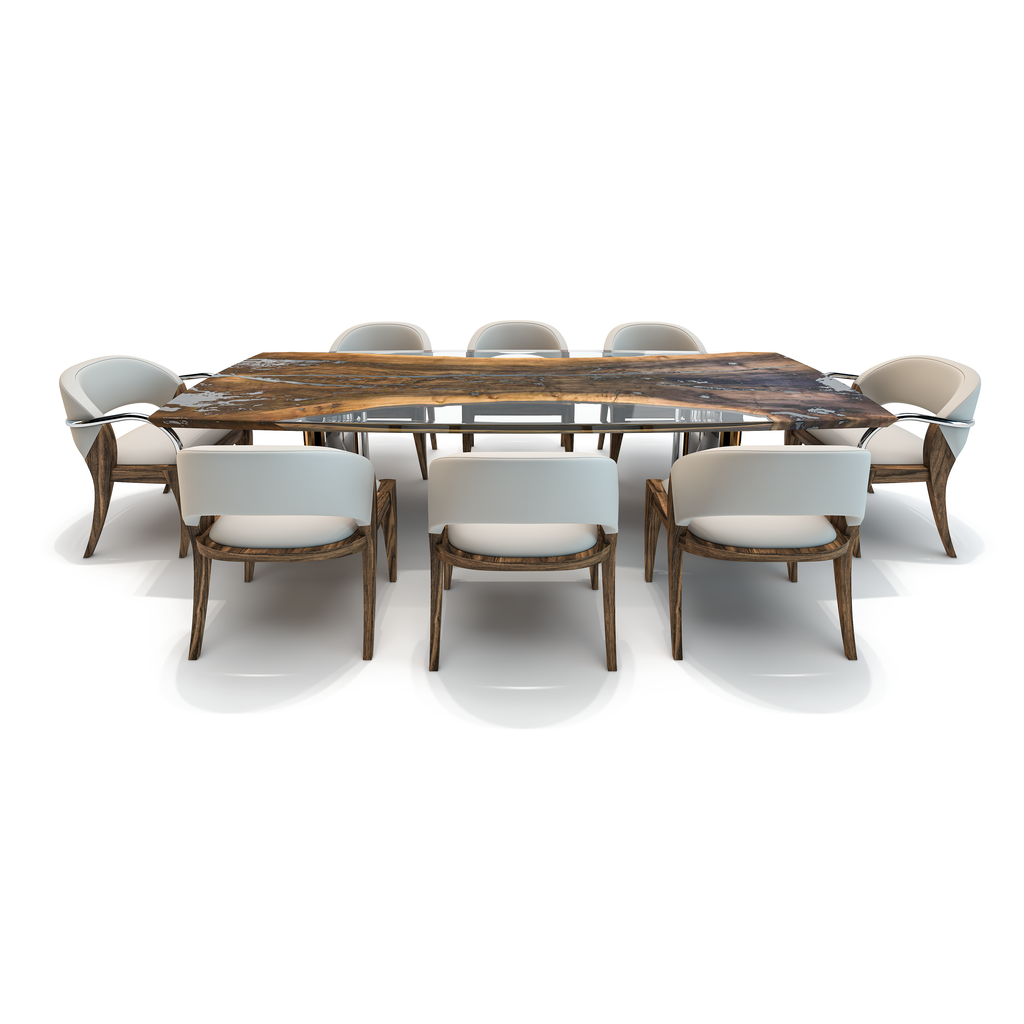 Meliades Walnut Wood Dining Table - ARDITI COLLECTION®