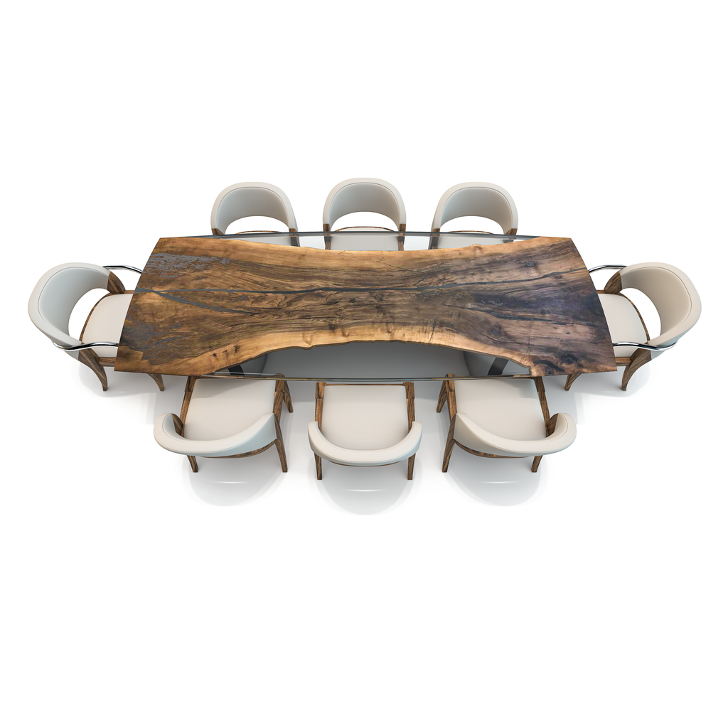 Meliades Walnut Wood Dining Table - ARDITI COLLECTION®