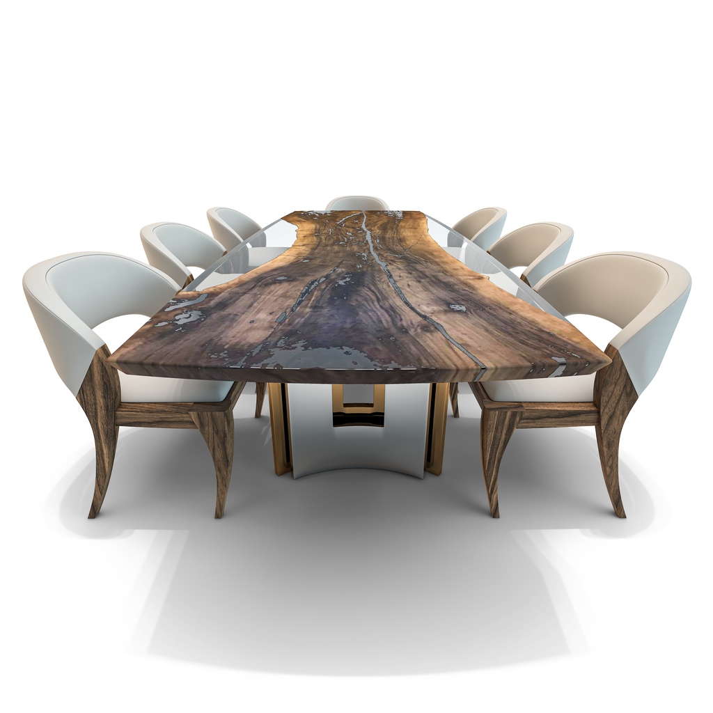 Meliades Walnut Wood Dining Table - ARDITI COLLECTION®