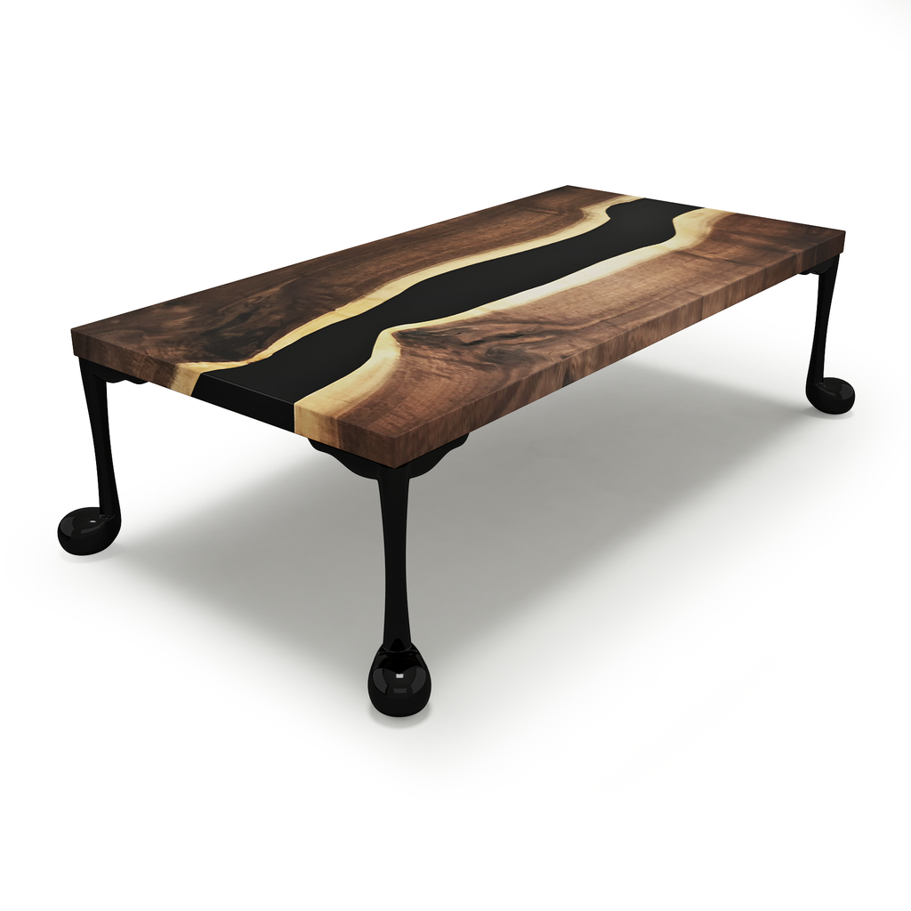 Melody Walnut Wood River Coffee Table - ARDITI COLLECTION®