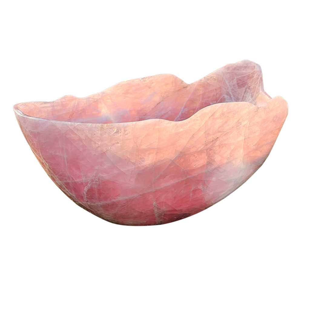 Rose Quartz Semi-Precious Stone Custom Wash Basin - ARDITI COLLECTION®