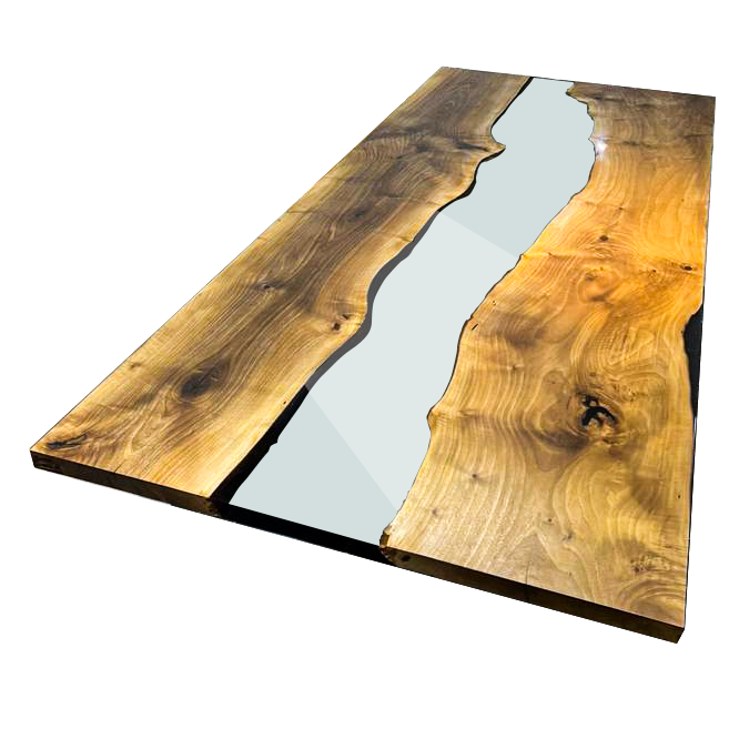 Walnut Wood & Resin Table Top - ARDITI COLLECTION®