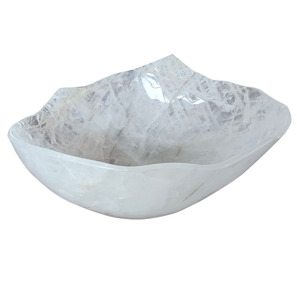 White Quartz Semi-Precious Stone Custom Wash Basin - ARDITI